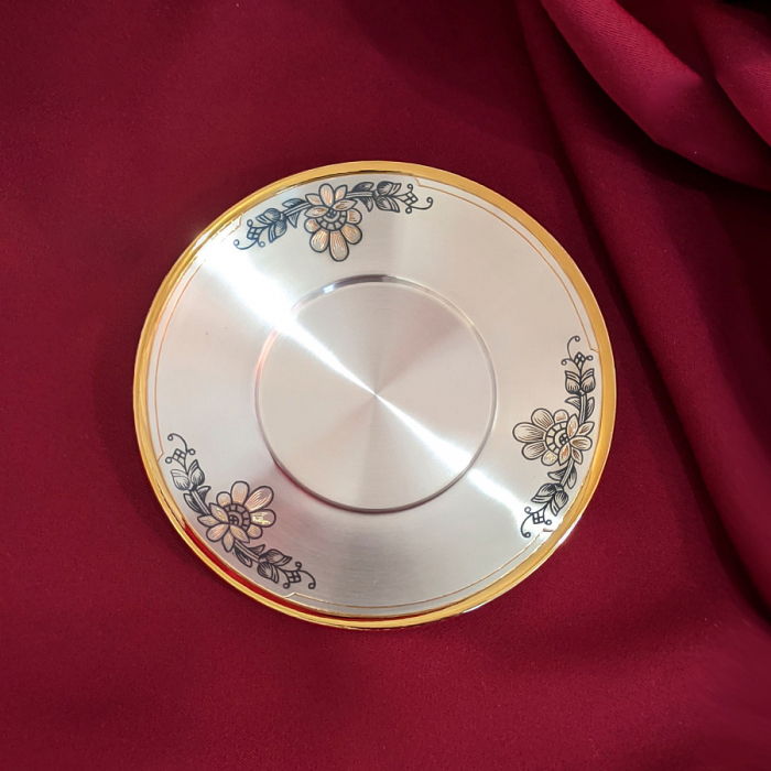 Silver tea saucer "Astra"