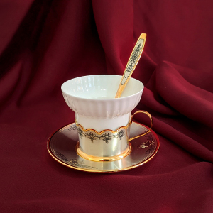 Silver tea saucer "Astra"