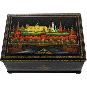 Шкатулка большая "Москва" Воронин, Палех