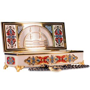 Oriental rosary box made of marble, Zlatoust