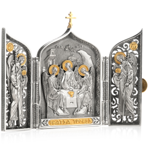 Silver folding "Holy Trinity" medium