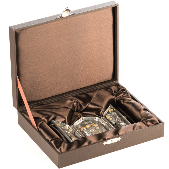 Silver folding "Holy Trinity" medium