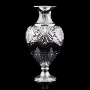 Серебряная ваза для цветов "Vittoria" 42 см