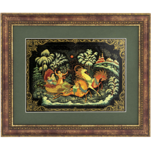 Panel "Winter Troika" Polyanin, Palekh
