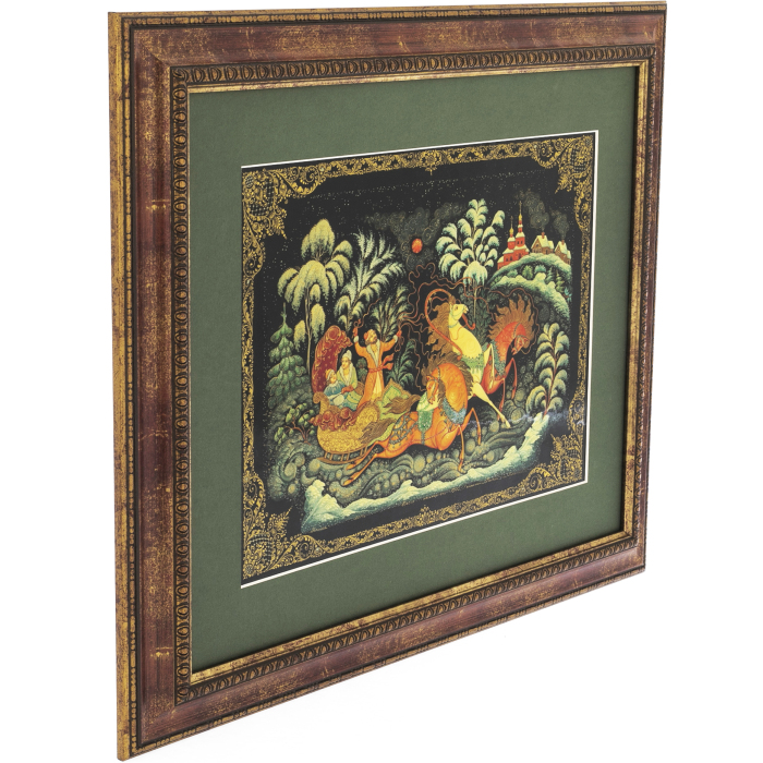 Panel "Winter Troika" Polyanin, Palekh
