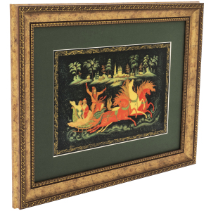 Panel "Winter Troika" by Ivanov, Palekh
