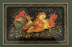 Panel "Winter Troika" Khamov, Palekh