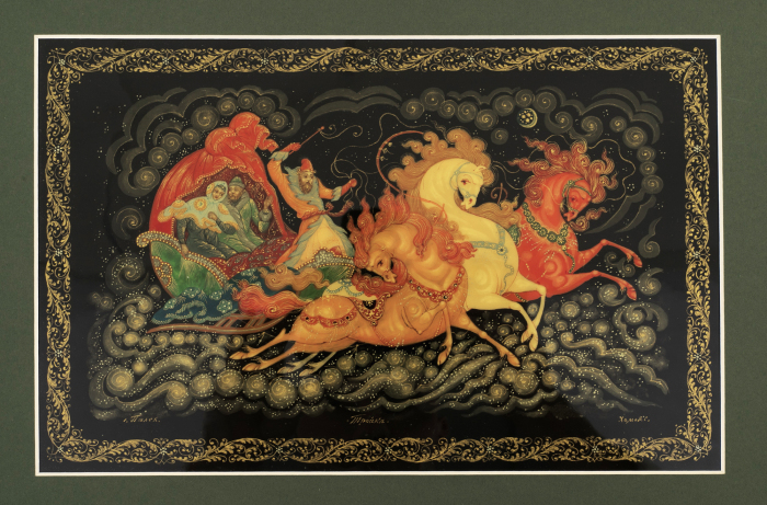 Panel "Winter Troika" Khamov, Palekh