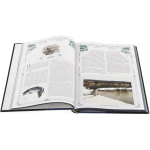 Подарочный набор с книгой и панно "Дикий судак"