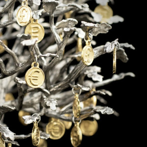 Sculpture "Money Tree"