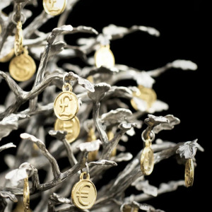 Sculpture "Money Tree"