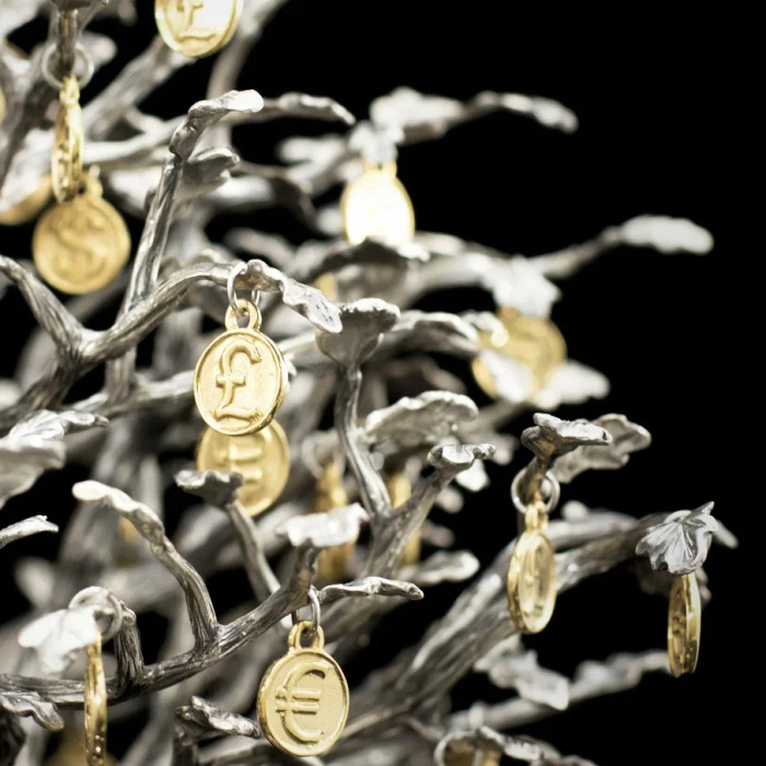 Sculpture "Money Tree"