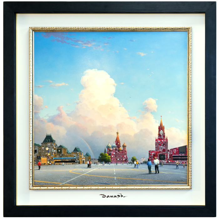Damir Krivenko's painting "Wifi on Red Square"