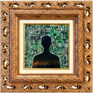 Damir Krivenko's painting "Hacker"
