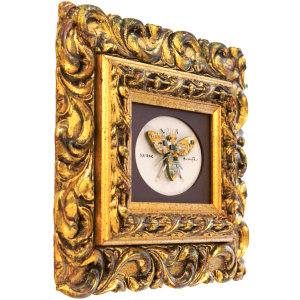 Damir Krivenko's painting "The Bee" in a gold frame