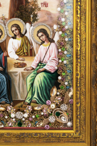 Icon of the Holy Trinity painting