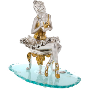Statuette "Ballerina" with silvering and gilding