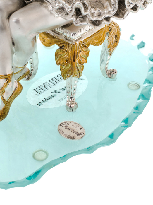 Statuette "Ballerina" with silvering and gilding