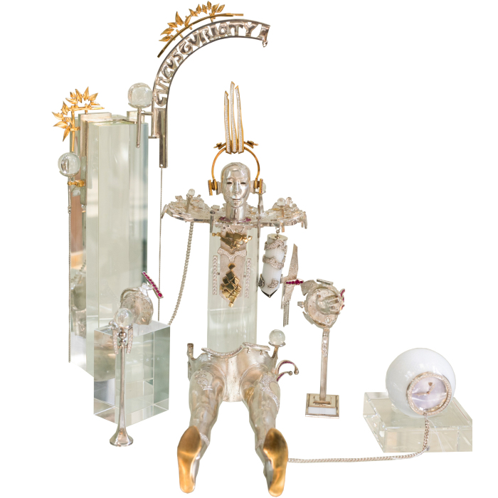 Exclusive table composition "Sitting doll"
