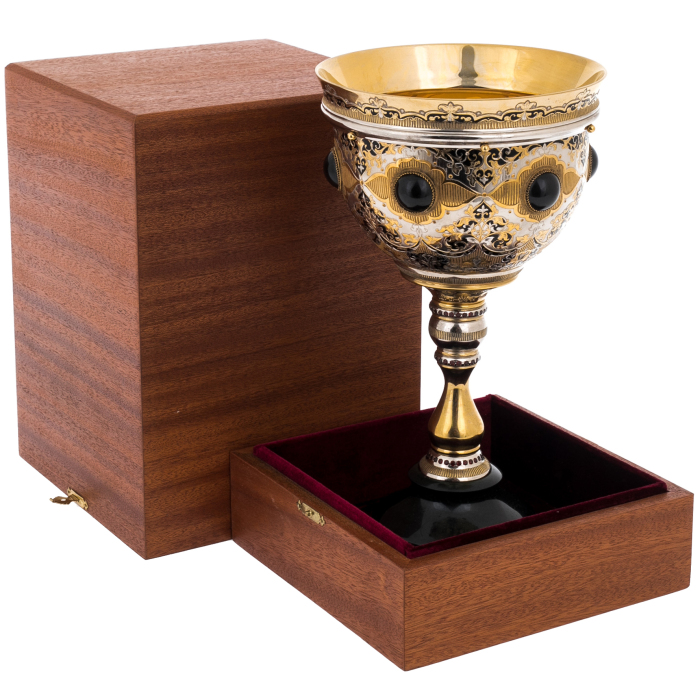 Dolerite cup "Tsarsky" Zlatoust