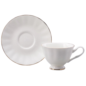 Tea set "Nega" Gold ribbon 14 items, for 6 persons