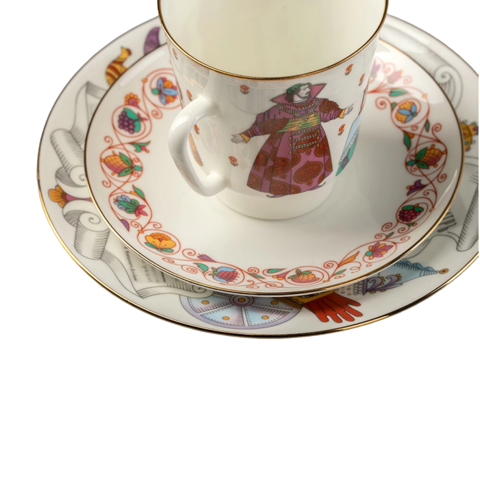 Tea set "Tsar Fyodor Ioannovich" 6 items, for 2 persons