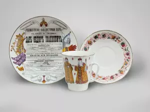 Tea set "Tsar Fyodor Ioannovich" 6 items, for 2 persons