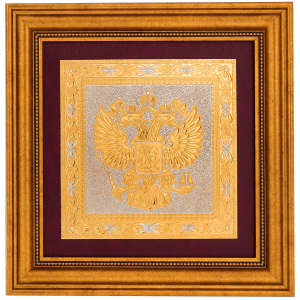 Panel "Coat of Arms of the Russian Federation" Zlatoust