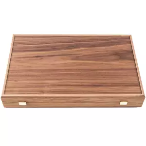 Backgammon made of black oak and walnut "Manopoulos"