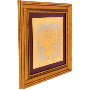 Panel "Coat of Arms of the Russian Federation" Zlatoust