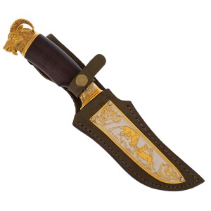 A large hunting set with a knife, Zlatoust