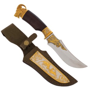 A large hunting set with a knife, Zlatoust