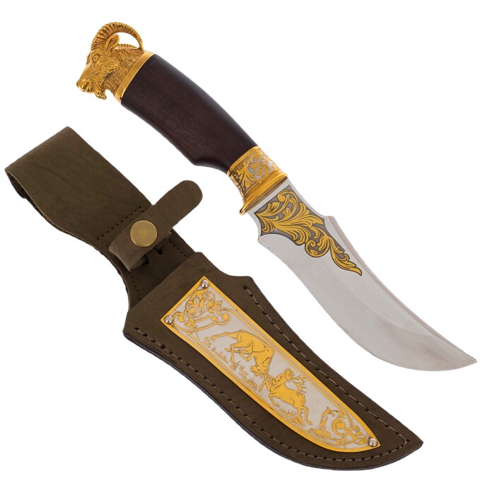 A large hunting set with a knife, Zlatoust