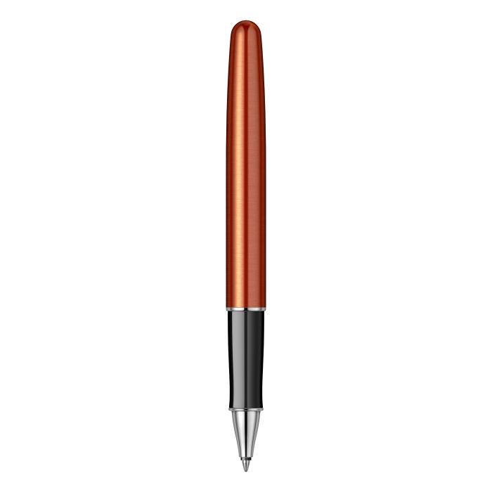 Ручка-роллер Parker Sonnet Essentials Orange SB Steel CT, перо: F