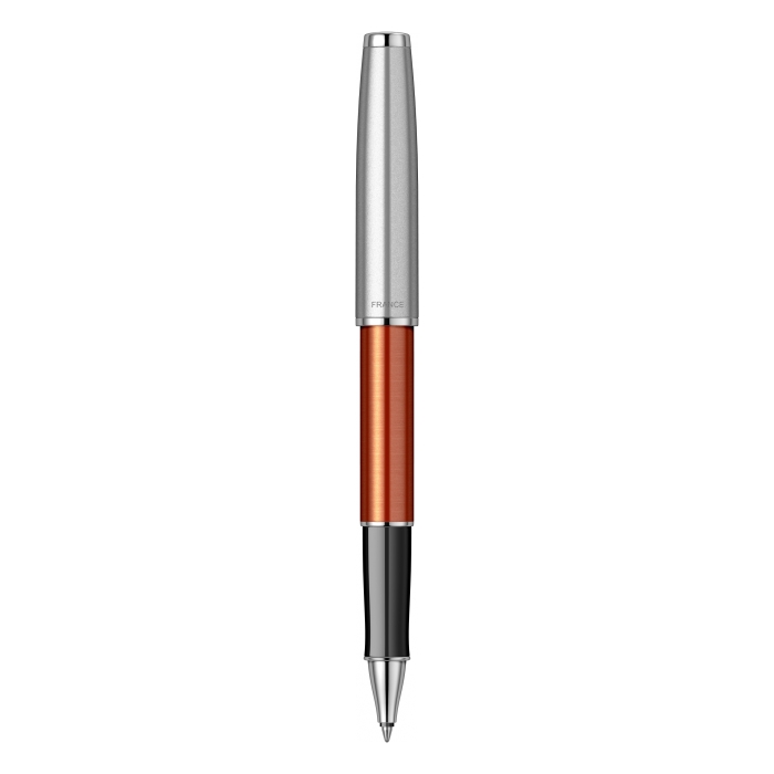 Ручка-роллер Parker Sonnet Essentials Orange SB Steel CT, перо: F