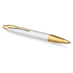 Подарочный набор: шариковая ручка Parker IM Premium K318 Pearl GT с ежедневником