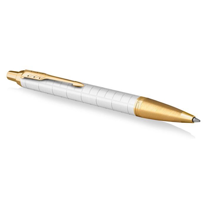 Подарочный набор: шариковая ручка Parker IM Premium K318 Pearl GT с ежедневником
