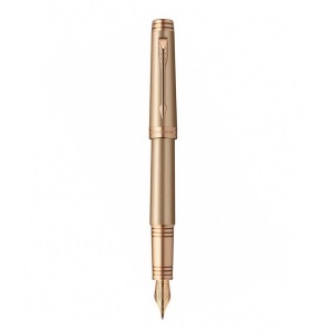Перьевая ручка Parker Premier Monochrome F564, Pink Gold PVD