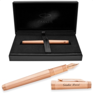 Перьевая ручка Parker Premier Monochrome F564, Pink Gold PVD