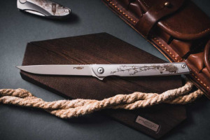 Нож складной NC Custom Stylus "Панда" сталь
