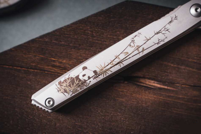 Нож складной NC Custom Stylus "Панда" сталь