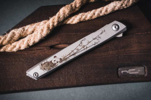 Нож складной NC Custom Stylus "Панда" сталь