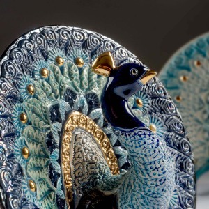 Collection of sculptures "Peacocks"