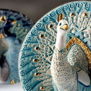 Collection of sculptures "Peacocks"