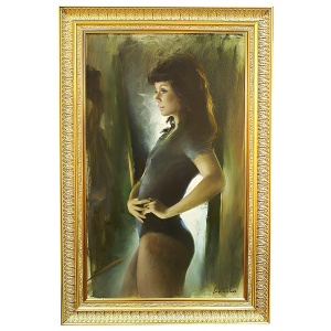 Картина "Девушка" L. Da Velasca