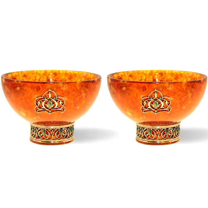 Set of amber bowls "Oriental fairy tale"