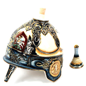 The "Helmet" damask
