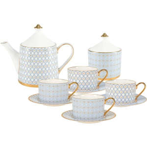 Azur tea set of Idyllic shape, 10 items, for 4 persons
