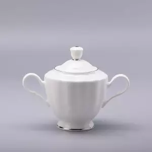 Tea set "Platinum ribbon" shaped Nega, 14 items, for 6 persons
