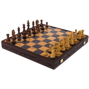 Walnut chess "Manopoulos"